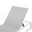 Chaise longue d'extérieur réglable à 5 niveaux, structure en aluminium durable et filet PVC-coated polyester-1299984820