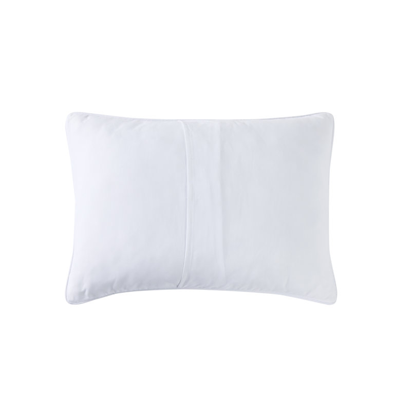 Pintucked Comforter Set, Queen Comforter + 2 Standard Shams, White
