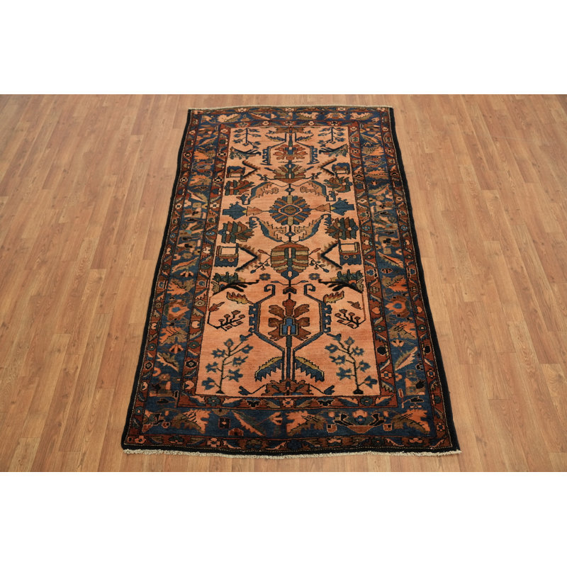 Tapis géométrique en laine 4 x 7