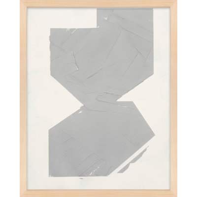 «Equipoise in Greige II» par Ivo Stoyanov - peinture encadrée
