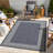 Gchar2001 Blue Area Rug - 2.7 Ft. X 7.3 Sunshine Enhances Living Room Stain , Polypropylene Border Design For A Stylish Interior & Pet For Indoor Outdoor Use Timeless Ideal-46670569
