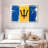 Borges Splattered Barbados Flag-109399161