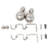 Braggs Adjustable Double Curtain Rod-2056101960-2056101962