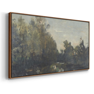 Série paysage - Dxxxi - Toile tendue avec châssis encadré - Prêt à être accroché