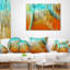 Macro Render Structure jaune orange - coussin imprimé abstrait-30057617-30057621