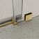 50" - 54'' W x 75'' H Frameless Single Sliding Shower Door with 3/8" Clear Tempered Glass