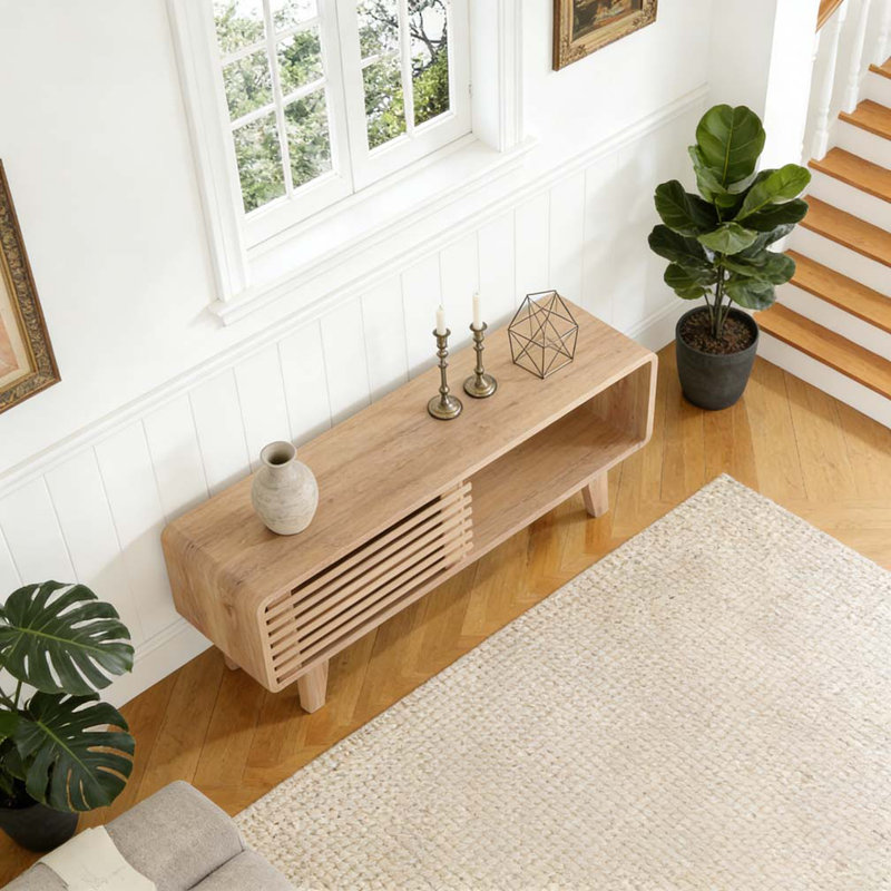 TV Stand for TV Up to 59 Inch, Natural