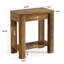 Petite table d'appoint Farmhouse avec tablette de rangement pour le salon-433008730-432667639