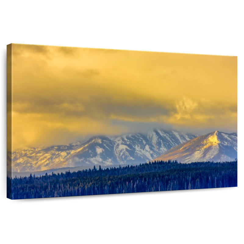 Paysage de montagne Alvord Yellowstone, H 20 po x l 30 po