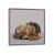Toile avec cadre argenté sélectionné