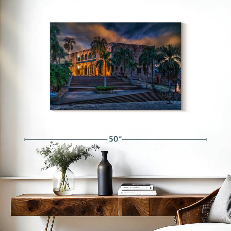 Ravi Sunset At Columbus Alcazar, 24" H x 36" W