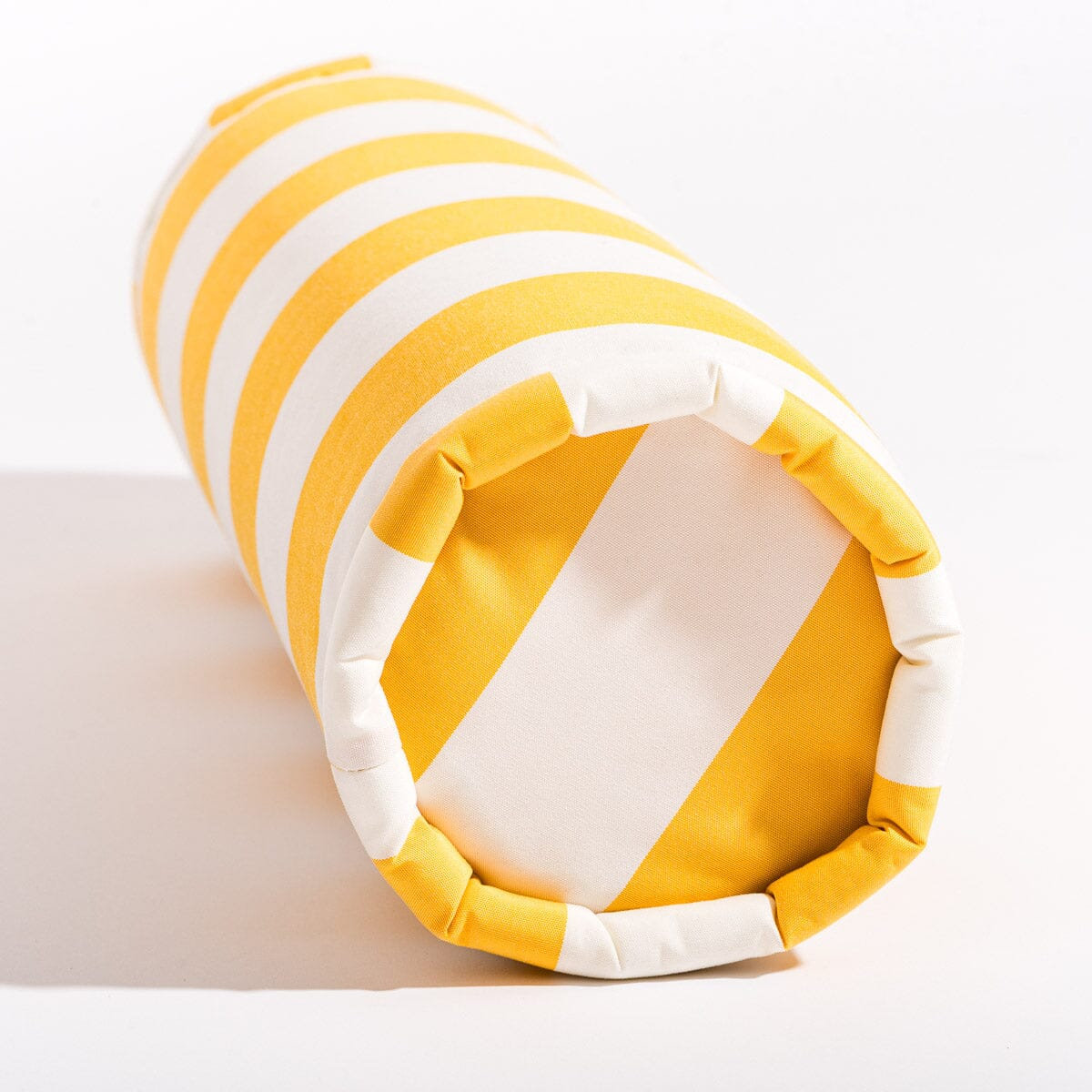 Crew Le 22" x 7" Pillow, Yellow Striped