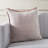  20x20 Pillow in Blush/White