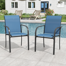 Teshauna Premium All-Weather Wicker Outdoor Stacking Dining Armchair