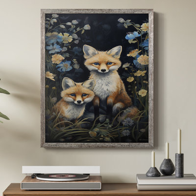 ANIMALS Series CDLxxxxi, reproduction encadrée - bois massif
