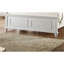 Meuble de chambre blanc très grand, allure contemporaine avec tête de lit percutante, lit très grand en contreplaqué, cadre fascinant-149451239