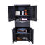 Armoire de rangement avec 2 tablettes réglables et tiroir central-2090530079
