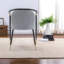 Chaises de salle à manger modernes et confortables, fabriquées en fer pour une maison élégante