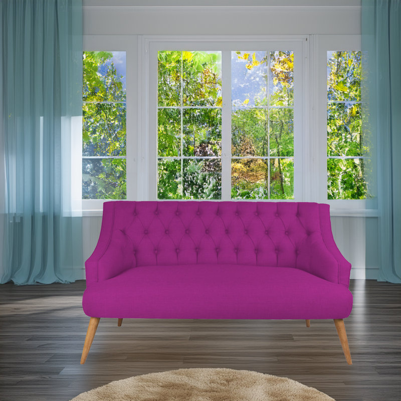 Causeuse 55,12 po, Mauve