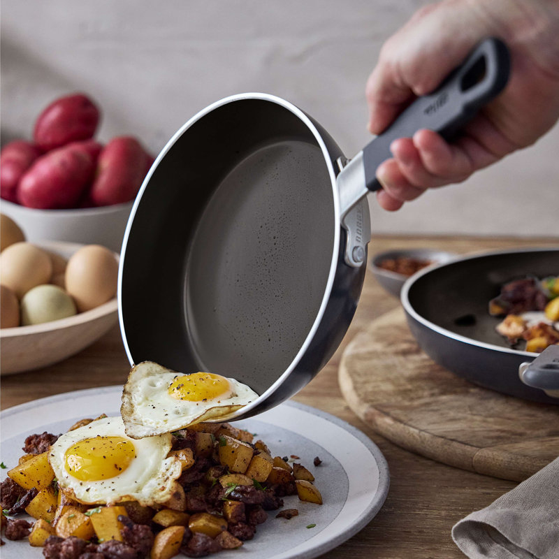 Bobby Flay by GreenPan Professional Grade Ceramic Nonstick 8” Frypan, White