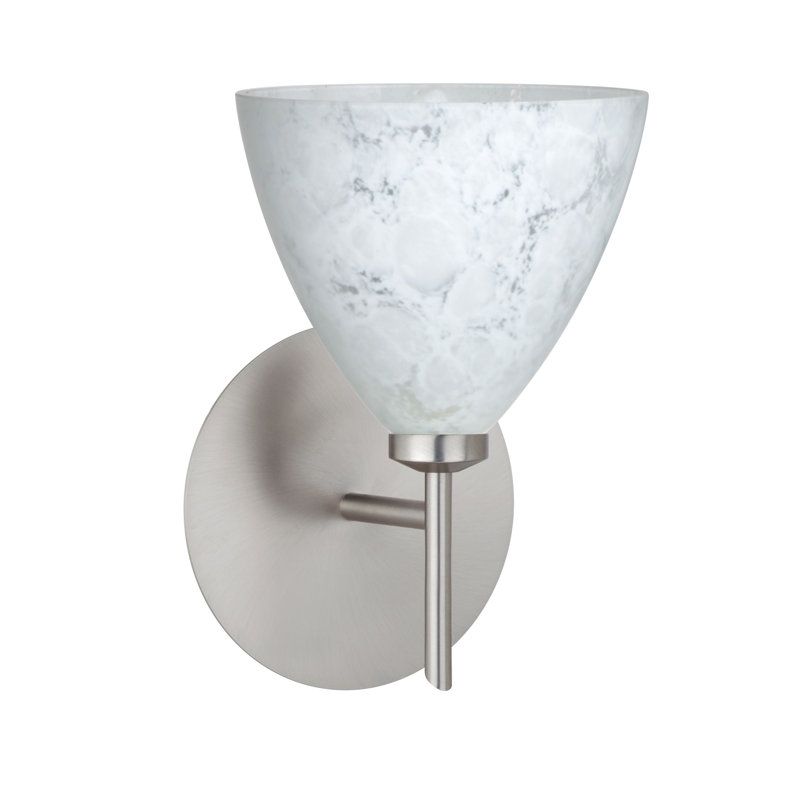 Mia Armed Sconce, Satin Nickel, Carrera, Incandescent