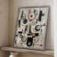 ABSTRACT Series D III, reproduction encadrée - bois massif-367372275