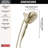 SureDock 7-Spray Magnetic Shower Head, High Pressure Handheld Shower Head, Hand Shower with Hose-86778303