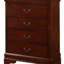 Commode 4 tiroirs Louis Phillipe G3100-BC-589990534