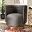 Fauteuil demi-tonneau pivotant avec repose-pieds Krishaun-1324883296