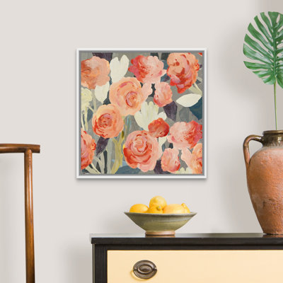 " Peach Floral " Painting Print