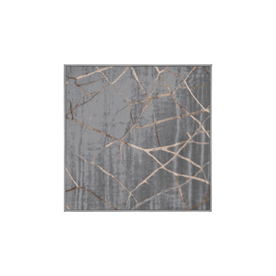 Machine Washable Gray Area Rug