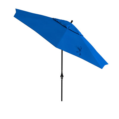 Parasol de patio 11 pieds avec manivelle en aluminium en oléfine