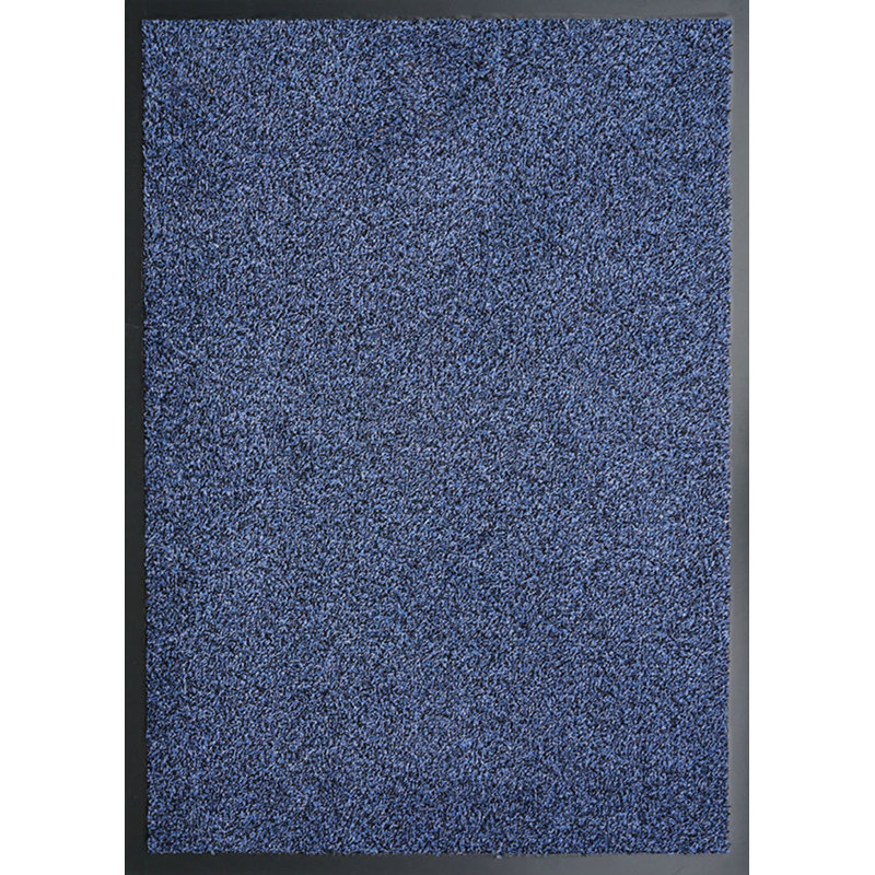 Aarianna Non-Slip Doormat, Rectangle 60x 90cm, Blue