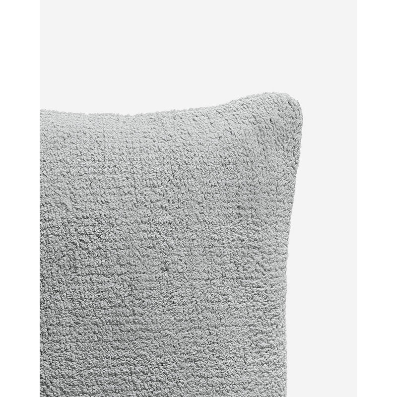Snug Square Pillow Cover & Insert, Cloud Gray, 20" H x 20" W