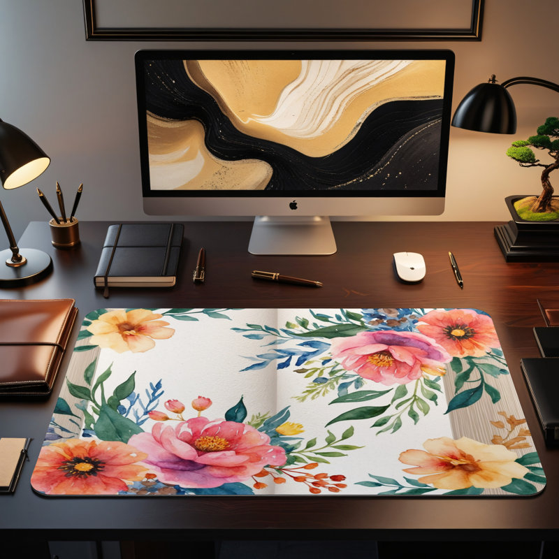 Polyester Desk Pad, 23.6x13.8
