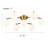 Enzo 7-Light Glass Semi Flush Mount 