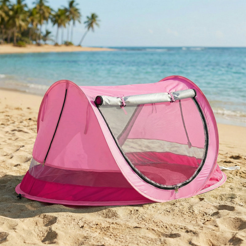  Tente de plage Wilwolfer pour bébé, Rose