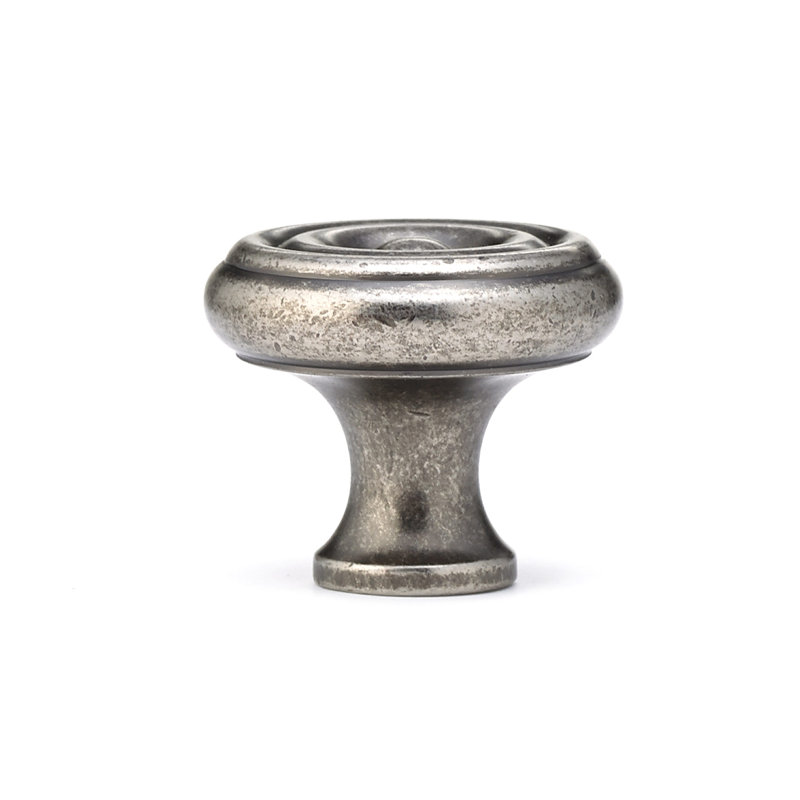 Poignée ronde Expression de 1 1/4 po de diamètre, Étain