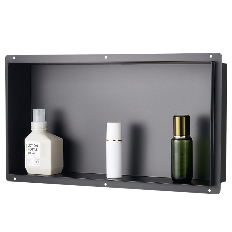 Shower Niche 13 x 25 x 4 inch Frameless Recessed Shelf Stainless Steel