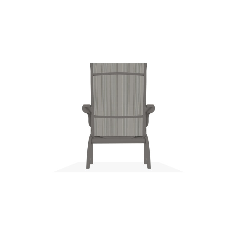 Adirondack MGP Polymer Outdoor Lounge Chair, Warm Gray, Harbor