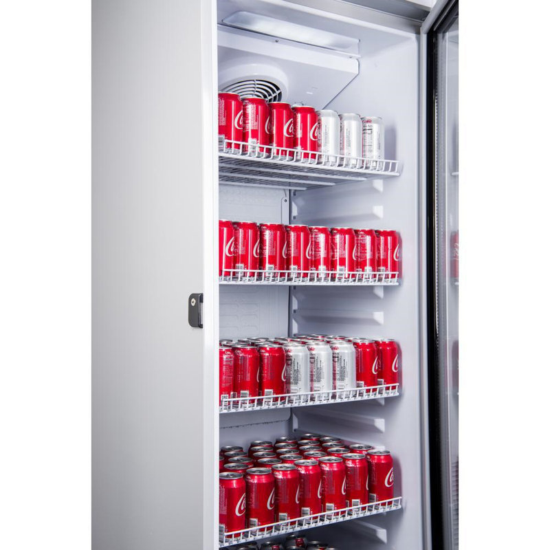 Réfrigérateur à boissons autoportant, Argent