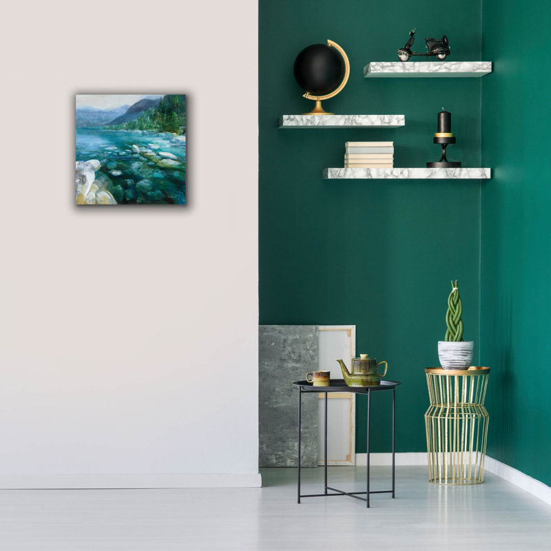 «Western Lake 2» par Danhui Nai, art mural sur toile, H 18 po x l 18 po