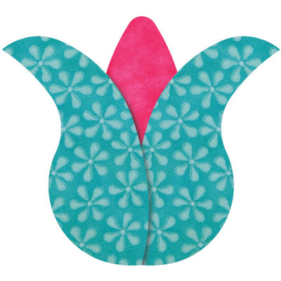 AccuQuilt GO! Matrice de découpe de tissu triangulaire pour bébé pour projets de courtepointe et de patchwork