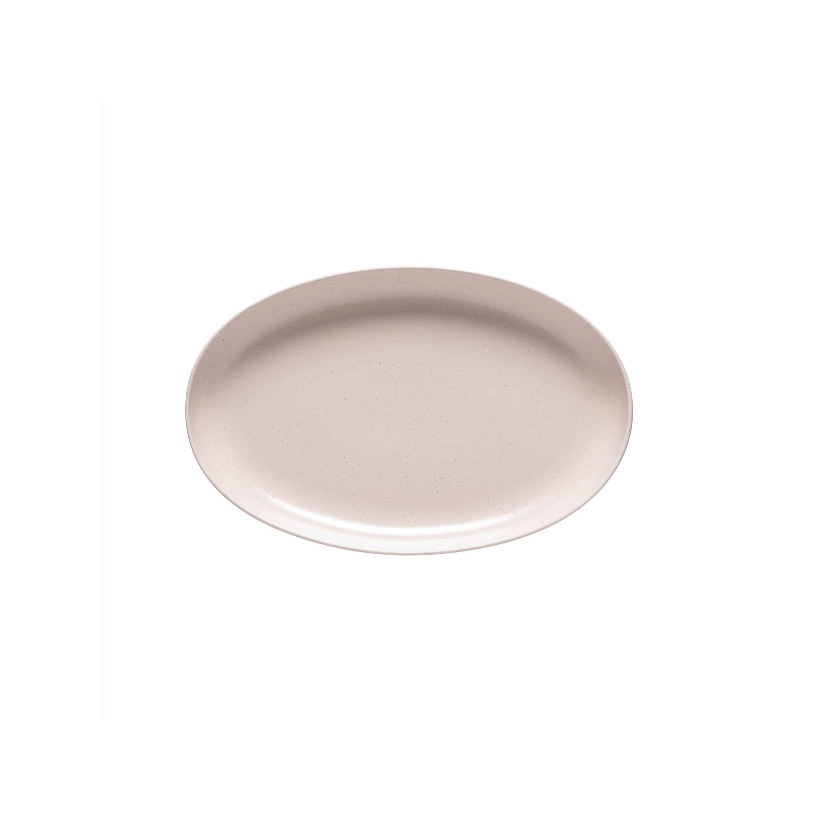 Casafina Pacifica Oval Platter, 1.77" H x 10.35" W x 16.06" L, Marshmallow