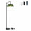Lampe sur pied dorée pour le salon, la chambre à coucher, la lampe sur pied avec télécommande haute intensité en laiton à intensité variable rétro rétro Mid Century Modern Lamp