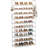 The 10 Tiers Shoe Rack Tall Large Capacity 50 Pairs Wide Shoe Organizer with Two Hooks-41134574
