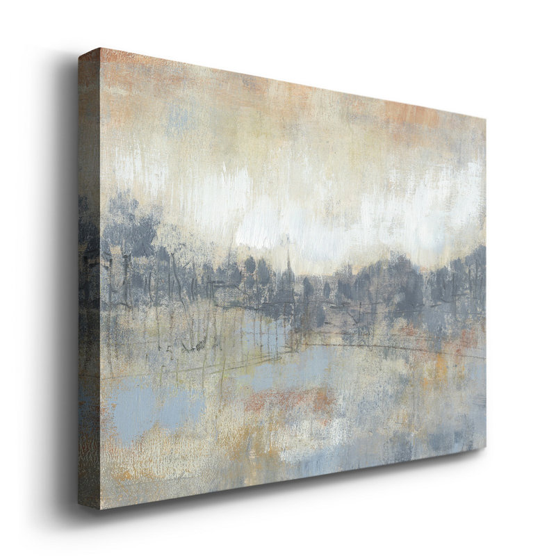 «Cool Grey Horizon I», reproduction sur toile tendue, H 18 po x l 27 po