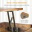 Table basse à plateau relevable, table basse à rallonge multifonctionnelle 4 en 1 avec rangement caché, convertible en bureau d'ordinateur portable ou en table de salle à manger pour le salon, le bureau personnel, petits espaces - table de bout moderne en bois avec mécanisme à ressort, brun-1056518387