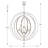 Salas 9 - Light Candle Style Globe Chandelier-1002422100