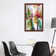 Point Of Attraction by Amira Rahim - Floater Frame Painting on Canvas
